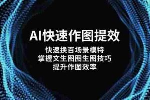 （14430期）AI快速作图提效，快速换百场景模特，掌握文生图图生图技巧，提升作图效率