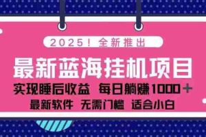 （14216期）2025最新挂机躺赚项目 一台电脑轻松日入500