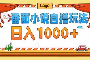 （12782期）番茄小说自撸玩法！不看播放量！不看视频质量！每天1000+