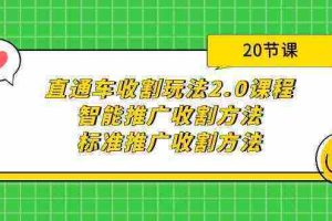 （9692期）直通车收割玩法2.0课程：智能推广收割方法+标准推广收割方法（20节课）