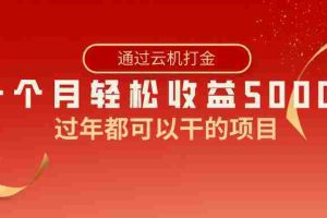 （8845期）过年都可以干的项目，快手掘金，一个月收益5000+，简单暴利
