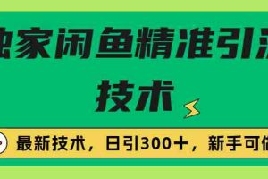 （6635期）独家闲鱼引流技术，日引300＋实战玩法