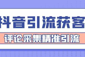 （4538期）【引流必备】抖音引流获客脚本，评论采集精准引流【永久脚本+详细教程】