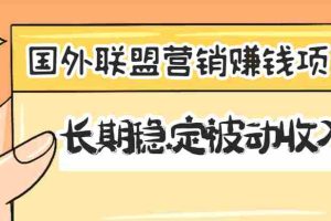 （3068期）国外联盟营销赚钱项目，长期稳定被动收入月赚1000美金【视频教程】无水印