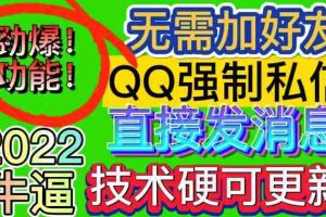 (2990期)QQ强制聊天脚本,支持筛选/发送文字功能,不支持多开【协议版】
