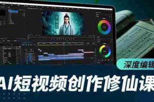 （16808期）AI短视频创作修仙课，从炼气到金仙、爆款复刻、深度编辑，掌握全栈AI能力